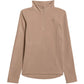 Women's fleece sweatshirt 4F F069 light brown 4FWAW25UFLEF069 82S In preparation Your Sports Performance