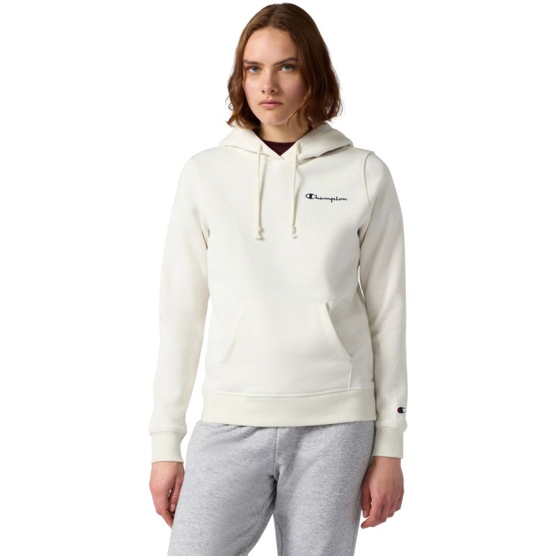 Champion Women's Hooded Sweatshirt Cream 118403 WW056 In preparation Your Sports Performance