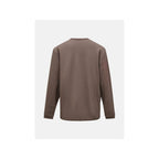 Men's PEAK PERFORMANCE M Trail Polartec Power Grid Crew sweatshirt, brown