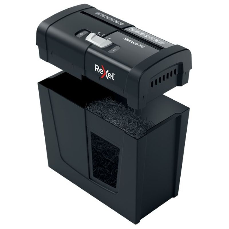 Rexel Secure X6 Shredder, (P-4), 6 sheets, 10 l bin Urządzenia biurowe/Niszczarki Your Sports Performance