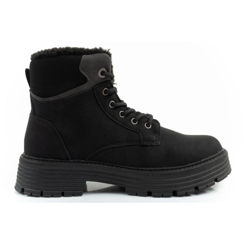 O'neill winter boots women's hiking boots, insulated ankle boots, fashionable black ONeill