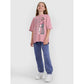 Oversized T-shirt with print for girls 4F 4FJRAW25TTSHF2936-54S *Kategoria tymczasowa Your Sports Performance