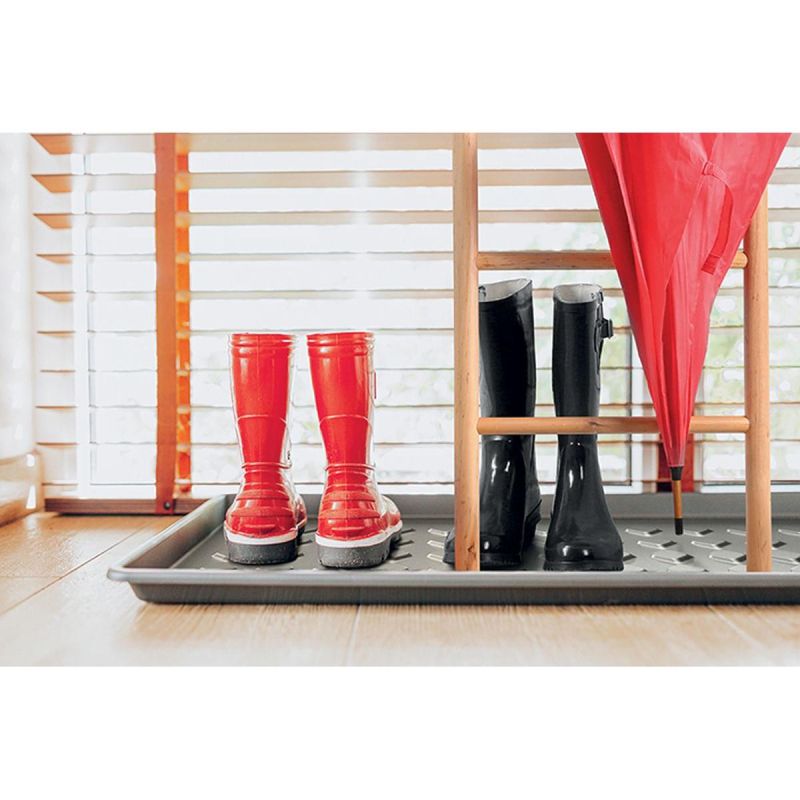 DRAINER SHOE RACK DRY PAD BLACK PROSPERPLAST Footwear Your Sports Performance