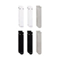 Nike Everyday Elevated Socks 6 Pairs White, Black, Gray HQ8021 903
