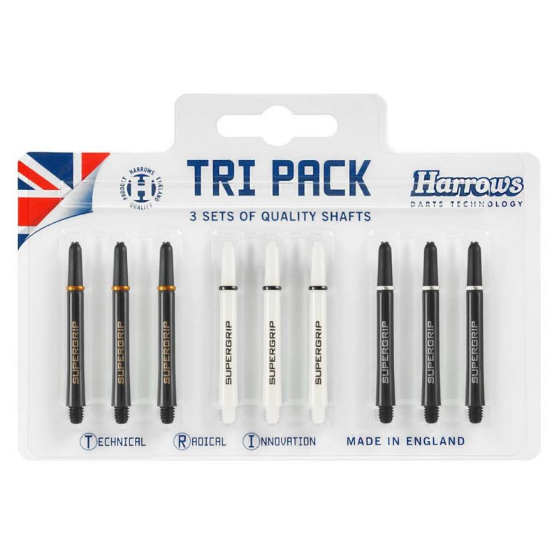 Shafty Harrows TRI PACK Supergrip 3x3 black, white In preparation Your Sports Performance