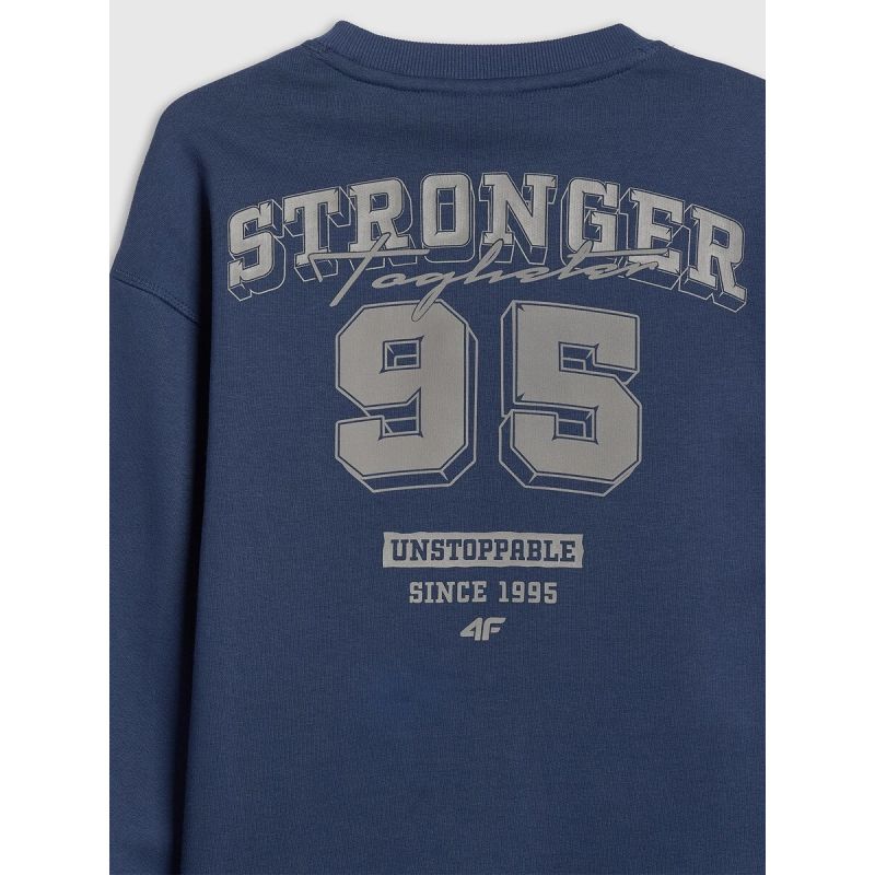 Boy's loose sweatshirt without hood 4F 4FJRSS26TSWSM2635-31S 4f