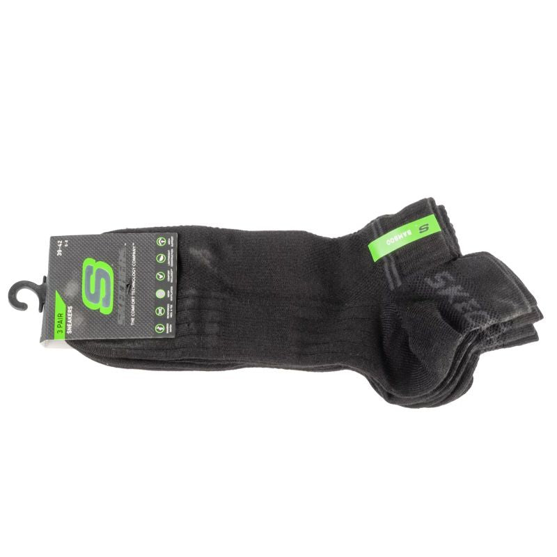 Skechers 3PPK Bamboo Mesh Sneaker Socks SK43098-9999 Black 39-42 To be categorized Your Sports Performance