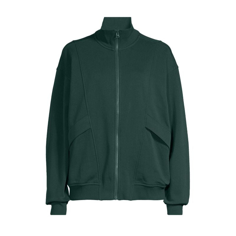 CASALL Comfy Full Zip Sweater, green Casall