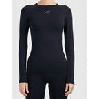 Seamless Quick-Drying Thermal Ski Base Layer for Women – 4F Long-Sleeve Top 4FWAW26USEAF326-20S