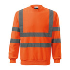 Rimeck HV Essential M MLI-4V698 sweatshirt fluorescent orange Clothing/Lifestyle/Rimeck Your Sports Performance