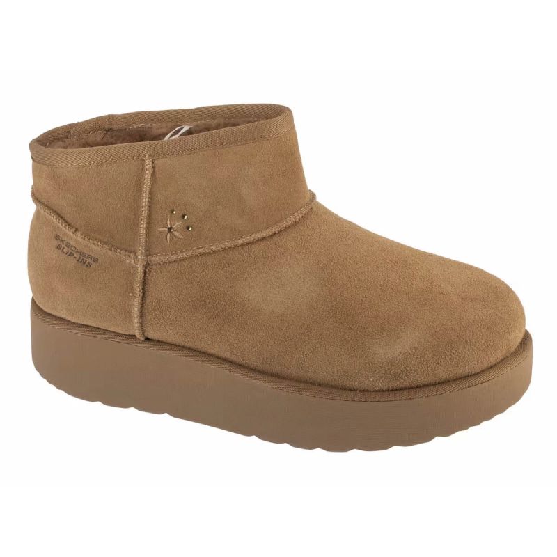 Skechers Slip-Ins Ankle Boots- Keep Cozy 169143-CSNT Chestnut In preparation Your Sports Performance