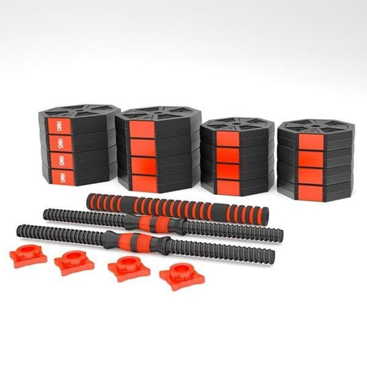 Composite dumbbell HMS SGC40 40kg + barbell