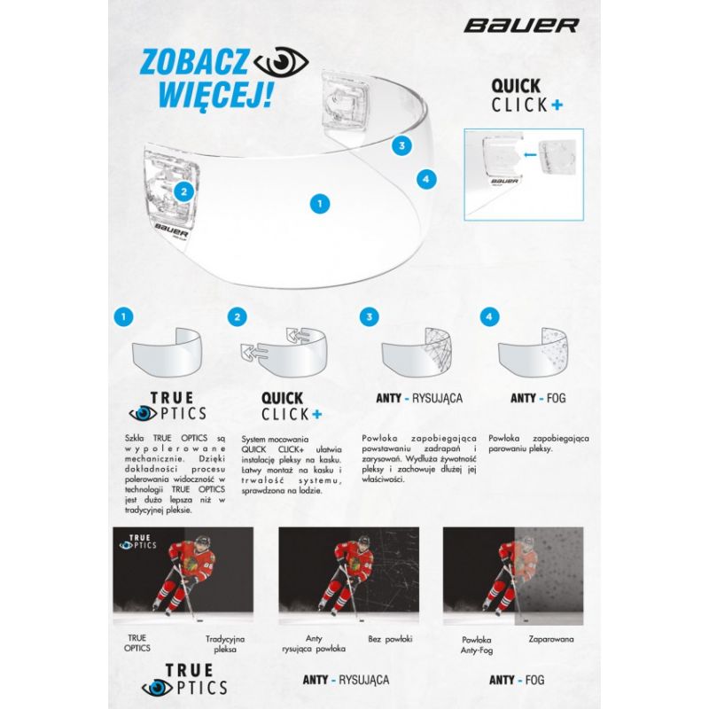 Bauer Pro Straight Plexiglass In preparation Your Sports Performance