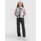 Girls' down vest with synthetic filling 4F 4FJRAW25TVJAF320-11A Clothing Your Sports Performance