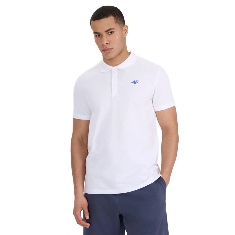 Men's polo shirt 4F 4FWSS25TPTSM704-10S *Kategoria tymczasowa Your Sports Performance
