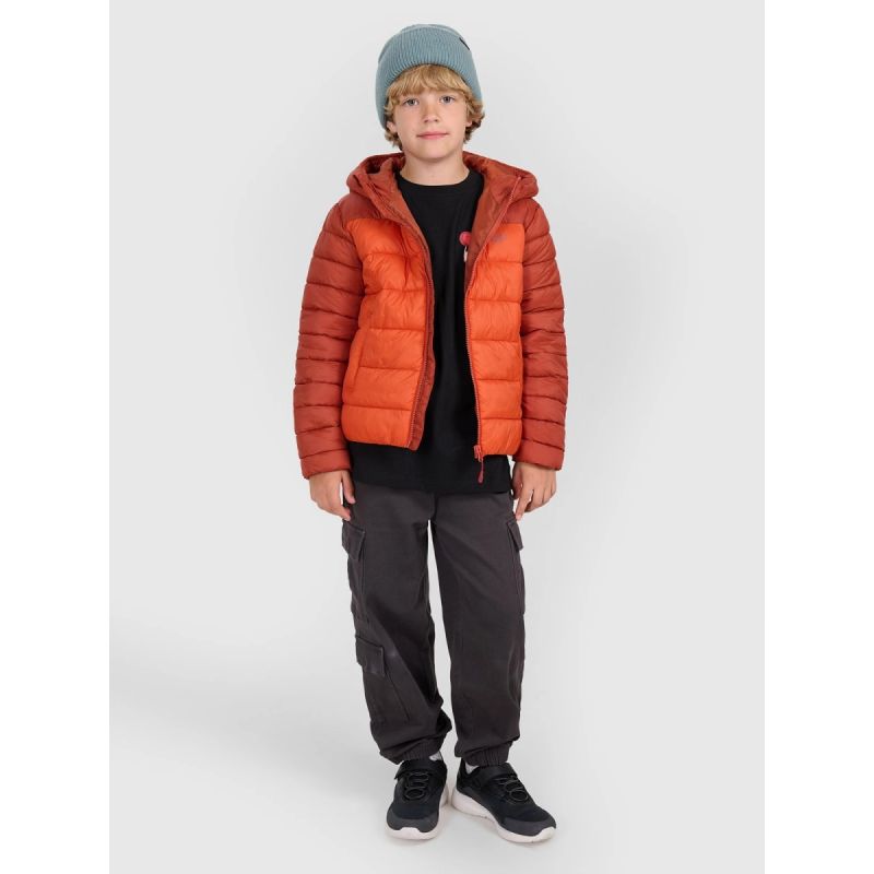 Boy's down jacket with synthetic filling 4F 4FJRAW25TDJAM0770-81S Clothing Your Sports Performance