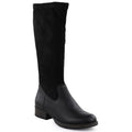 Women's leather ankle boots with insulated sole, black Rieker 9551 Footwear Your Sports Performance
