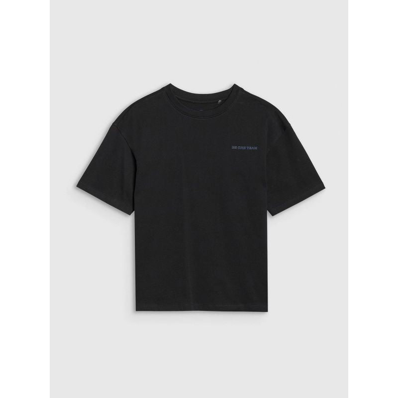 Boy's oversize T-shirt with inscription 4F 4FJWSS25TTSHM2184-20S *Kategoria tymczasowa Your Sports Performance