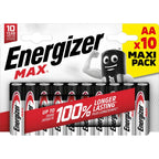 ENERGIZER BATTERIES MAX AA LR6 10 PIECES ECO Baterie, akumulatorki i ładowarki/Baterie Your Sports Performance