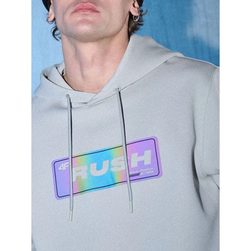 Men's regular hooded sweatshirt 4F 4FRSS26TSWSM2801-27S 4f