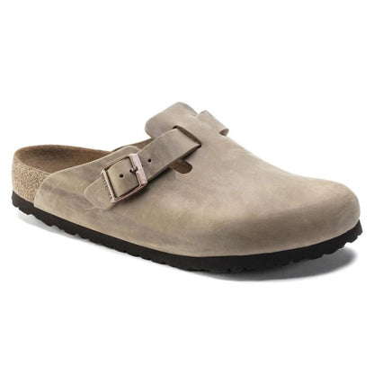 Birkenstock Women's BOSTON BS 1019484 TABACCO BROWN Clogs (Narrow Width)
