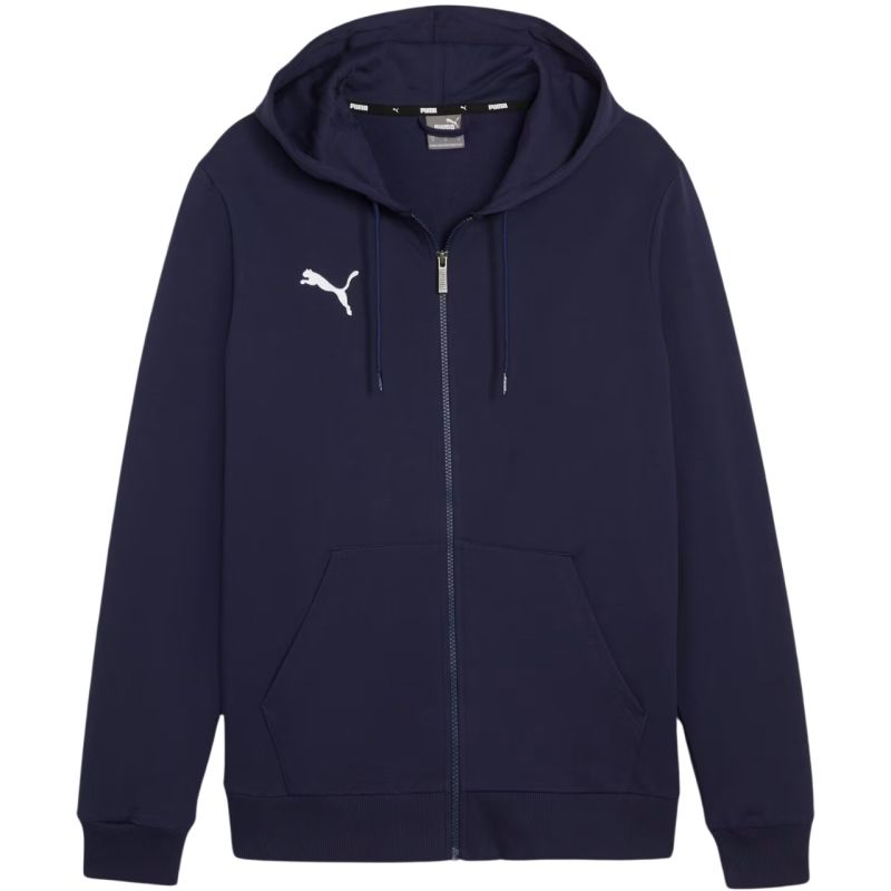 Puma teamGoal Casuals Hooded Kids' Sweatshirt Navy Blue 658596 06 In preparation Your Sports Performance