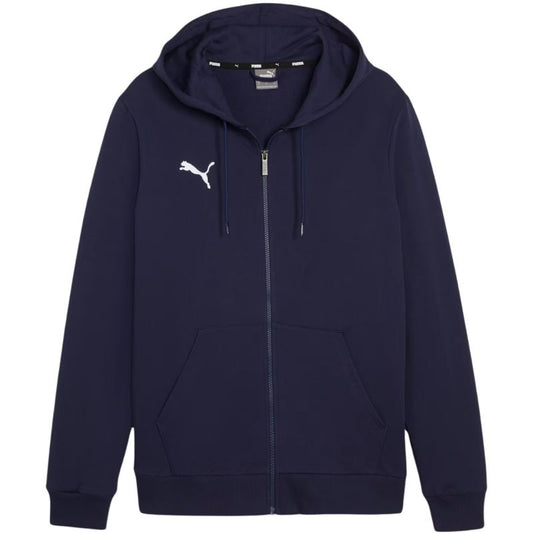 Puma teamGoal Casuals Hooded Kids' Sweatshirt Navy Blue 658596 06 In preparation Your Sports Performance