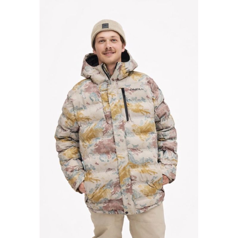 O'neill Men's Winter Sports Jacket Xtrm Mountain Snowboard Ski 5K Beige To be categorized Your Sports Performance