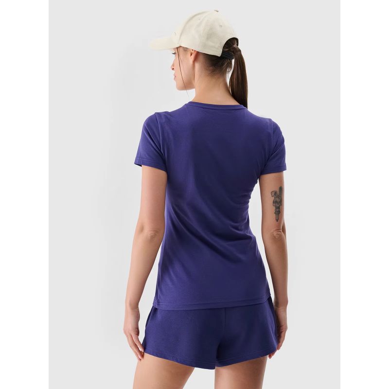 Women's cotton slim T-shirt 4F 4FWMM00TTSHF2255-31S *Kategoria tymczasowa Your Sports Performance