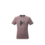 MILLET Kamet Map Ts Ss M purple plum men's t-shirt