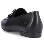 Comfortable leather shoes with a chain Remonte W RKR645, black Footwear/Lifestyle/Rieker Your Sports Performance