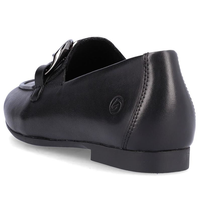 Comfortable leather shoes with a chain Remonte W RKR645, black Footwear/Lifestyle/Rieker Your Sports Performance