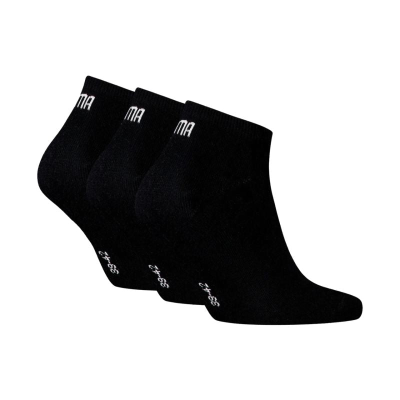 Puma Sneaker Plain Socks 3 Pack Black 938624 06