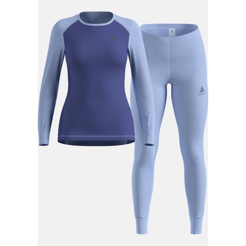 Thermal underwear - Odlo Set ACTIVE WARM Special Set size M Navy blue Odzież militarna/Bielizna termoaktywna Your Sports Performance