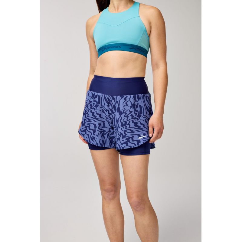 Women's Chaser 5" 2-in-1 Short 2.0 Navy Blue Running Shorts Import z Brooks/Brooks/Spodenki Your Sports Performance