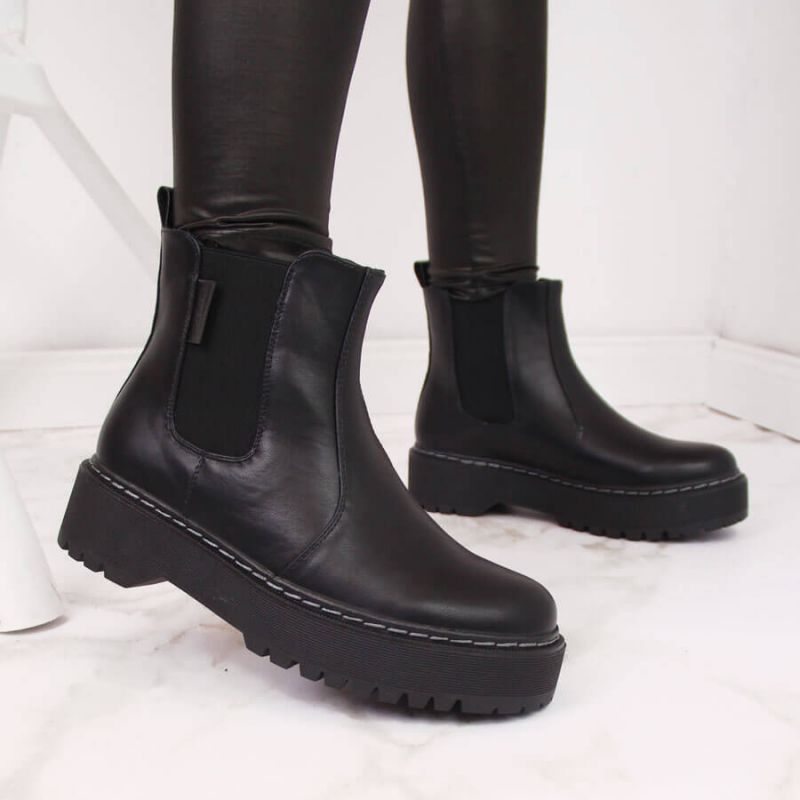 Insulated Chelsea boots Big Star W II274101 black Footwear/Outdoor/zimowe Your Sports Performance