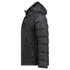Men’s jacket Geographical Norway BEACHWOOD NO CONSTRAST BLACK-BLACK DB MEN 068 (WZ7433H/GN-BLACK / BLACK)