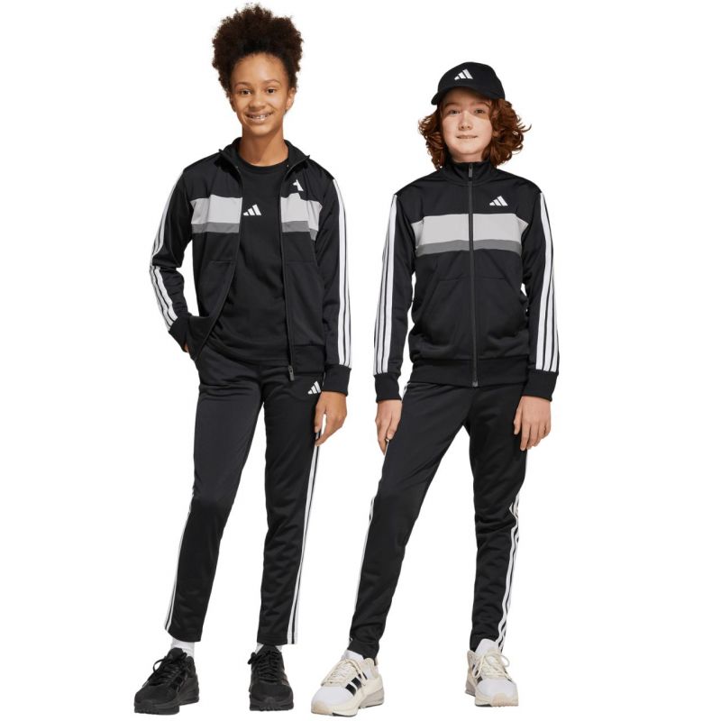 adidas Seasonal Essentials Tiberio 3-Stripes Tricot Jr Tracksuit JY0509 Clothing/Training Adidas