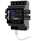 Shelly Pro Dual Cover / Shutter PM Power Relay Black Aparaty elektryczne/Aparatura instalacyjna Your Sports Performance
