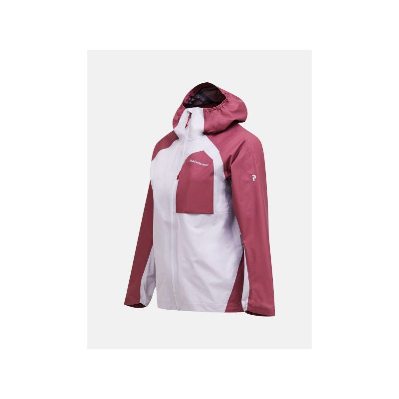 Women's PEAK PERFORMANCE W Trail Hipe 3L Shell Jacket, gray