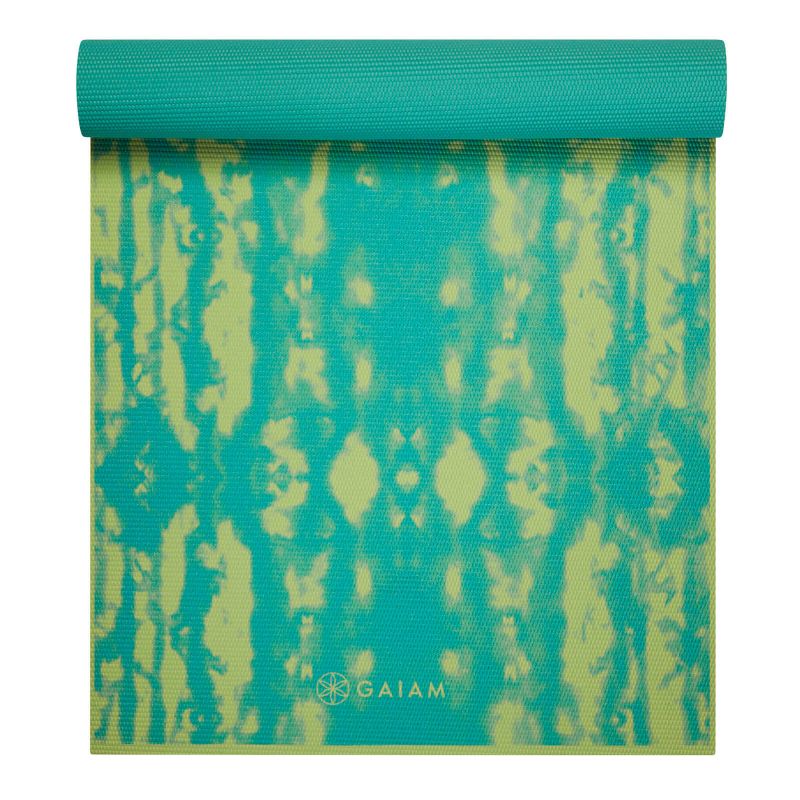Double-sided Yoga Mat GAIAM Turquoise Lotus 6 MM 62344 Accessories/Training equipment Your Sports Performance