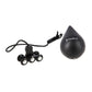 Plus size hula hoop HMS HHW12 with studs and weight, black In preparation Your Sports Performance