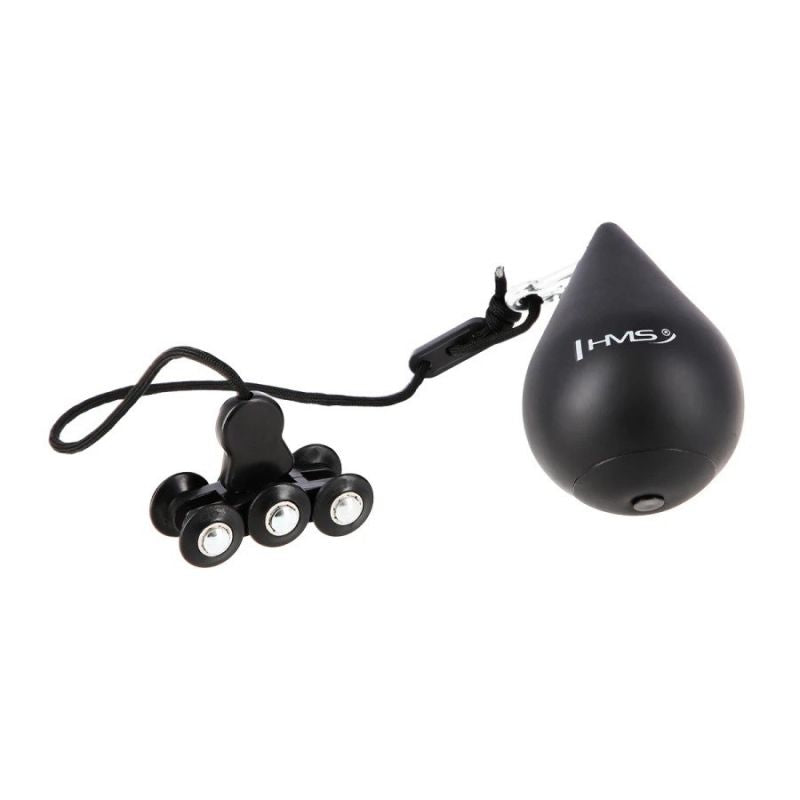 Plus size hula hoop HMS HHW12 with studs and weight, black In preparation Your Sports Performance