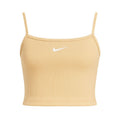 Nike Sportswear Essential Rib Crop Top Sanddrift/White - DM6737-126 Nike