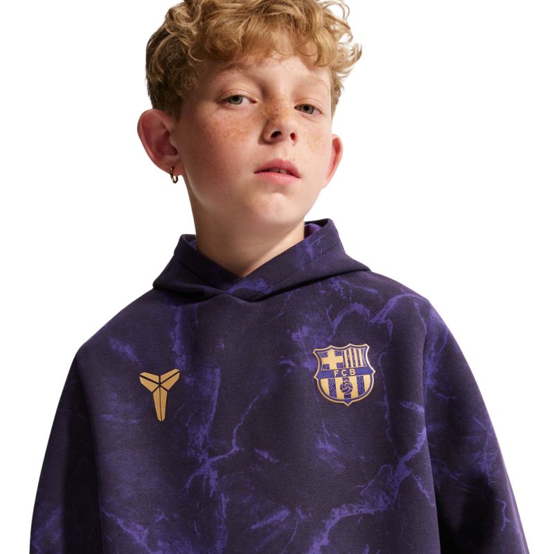 Nike FC Barcelona Kids' Sweatshirt Black and Purple IO4660 010