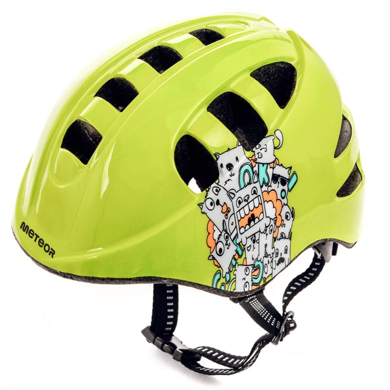 Bicycle helmet Meteor MA-2 Monsters Jr 24568-24569