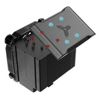Jonsbo HX6250 Processor Radiator 14 cm Black 1 pc. Chłodzenie/Chłodzenie CPU Your Sports Performance