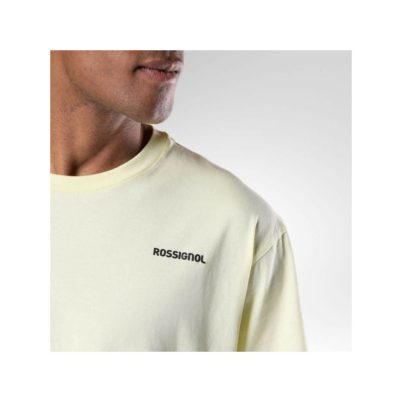ROSSIGNOL M Graphic Waterfall Tee Yellow