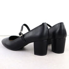 Black Sergio Leone PB176 low-heel pumps with strap Footwear Your Sports Performance