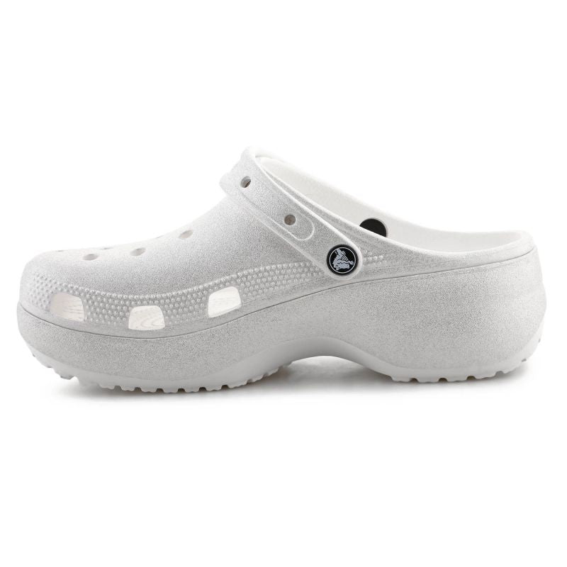 Crocs Classic Platform Glitter Clog W 207241-0WV Chalk In preparation Your Sports Performance